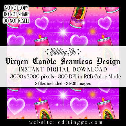 Virgen Candle
