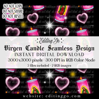 Virgen Candle